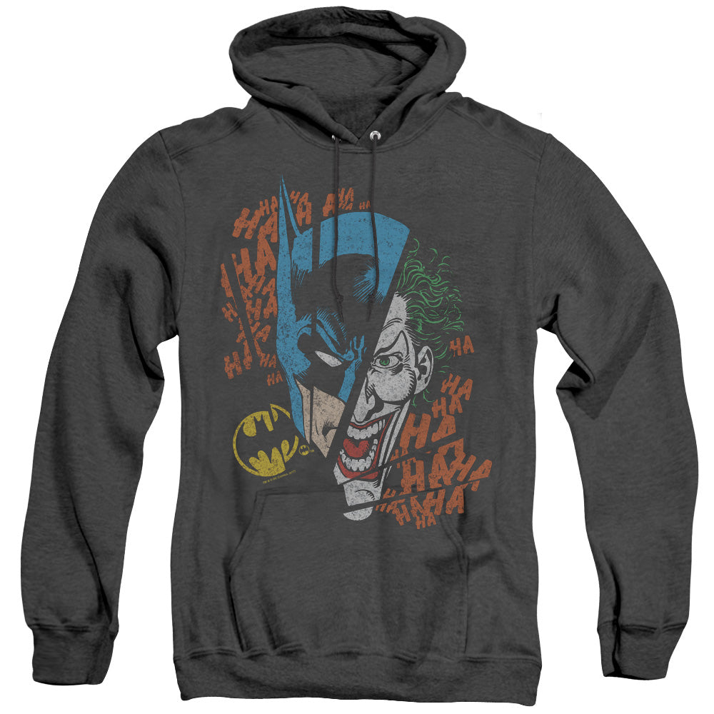 Dc Broken Visage Mens Heather Hoodie Black Officially Licensed
