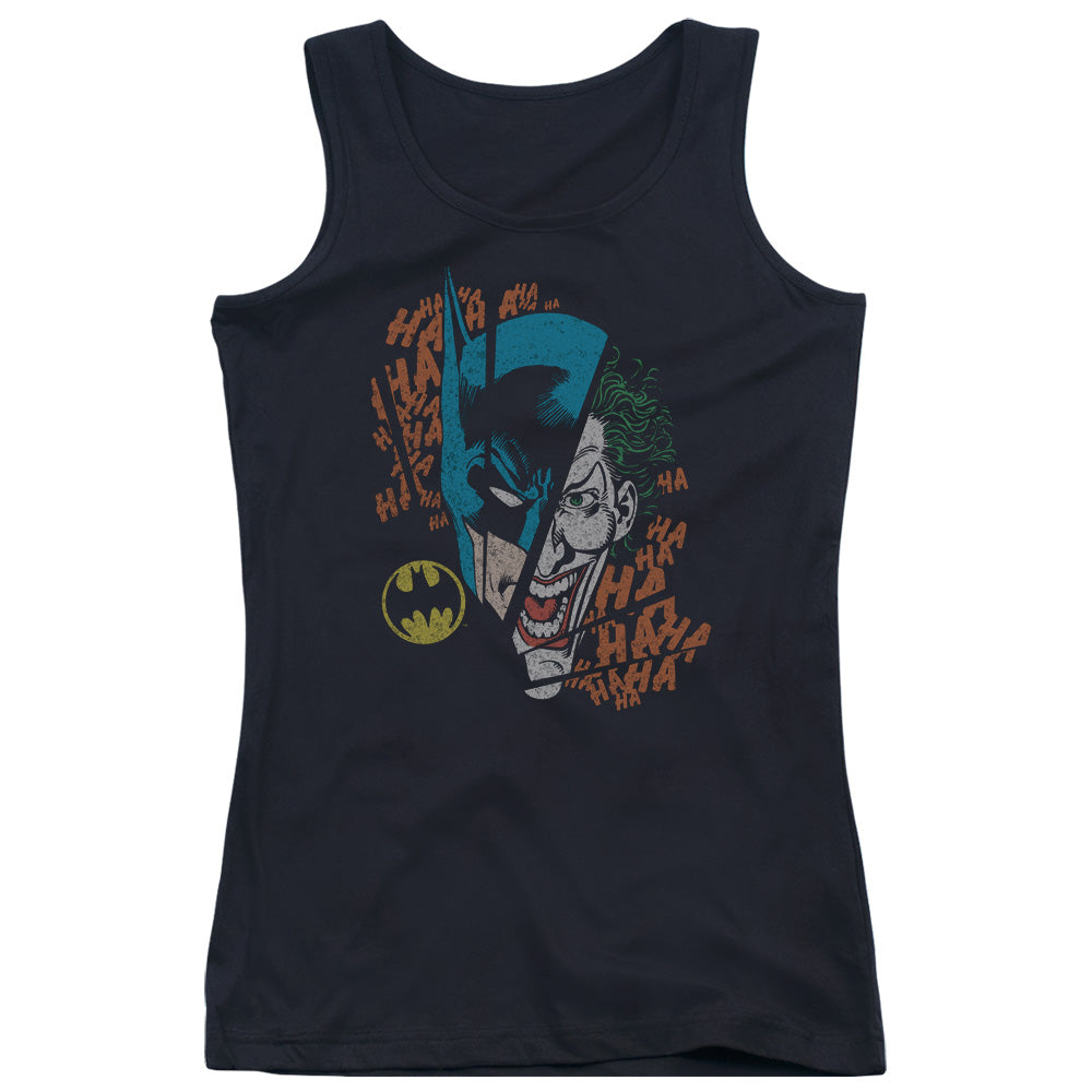 DC Comics Broken Visage Womens Tank Top Shirt Black