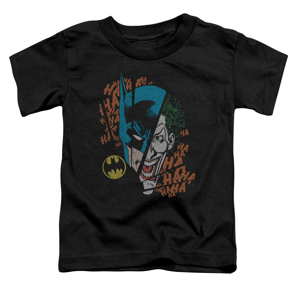 DC Comics Broken Visage Toddler Kids Youth T Shirt Black