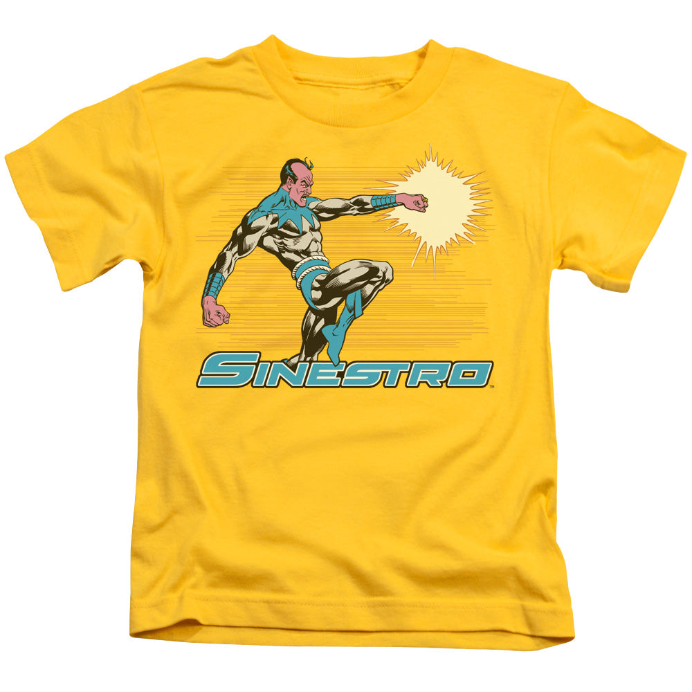 DC Comics Sinestro Juvenile Kids Youth T Shirt Yellow 
