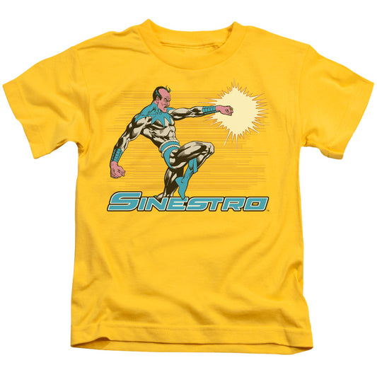 DC Comics Sinestro Juvenile Kids Youth T Shirt Yellow 