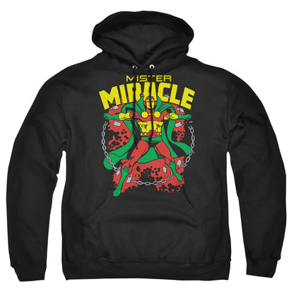 Dc Mr Miracle Mens Hoodie Black Officially Licensed