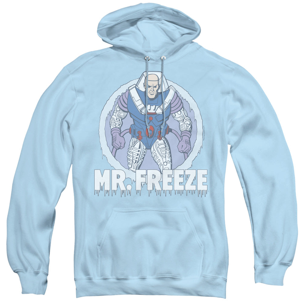 DC Comics Mr Freeze Mens Hoodie Light Blue