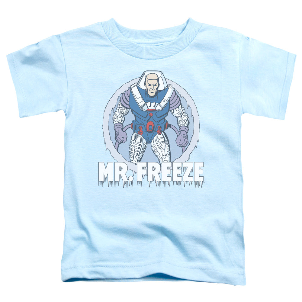 DC Comics Mr Freeze Toddler Kids Youth T Shirt Light Blue