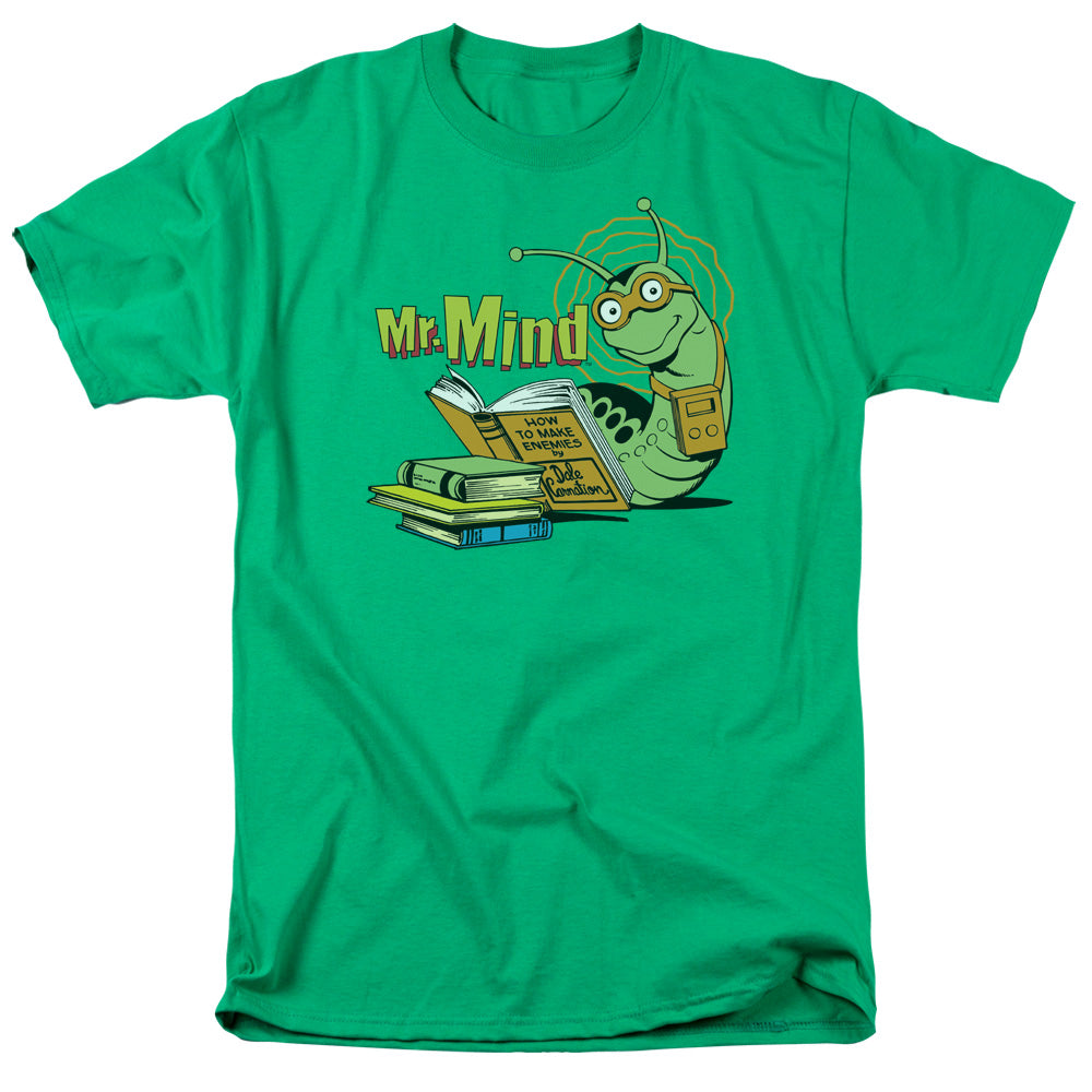 DC Comics Mr Mind Mens T Shirt Kelly Green
