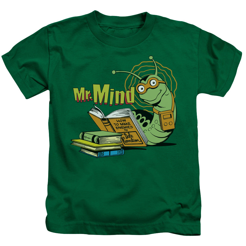 DC Comics Mr Mind Juvenile Kids Youth T Shirt Kelly Green 
