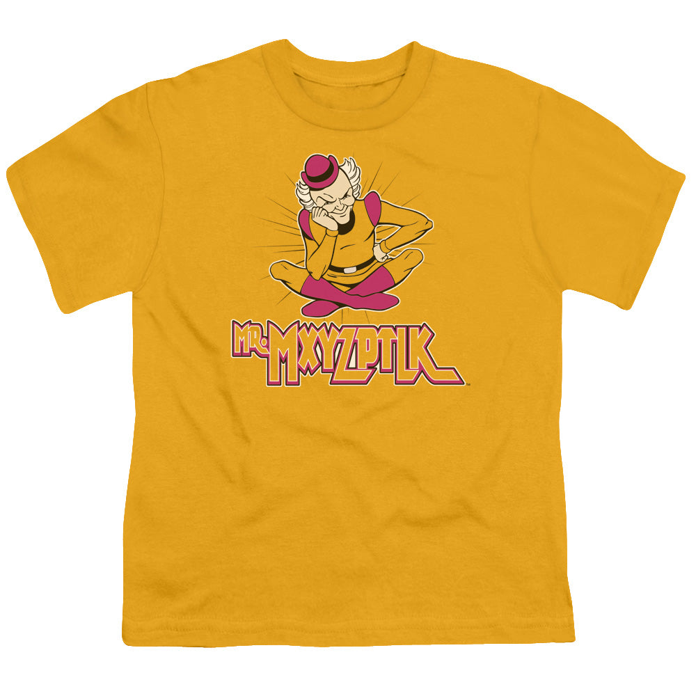DC Comics Mr Mxyzptlk Kids Youth T Shirt Gold