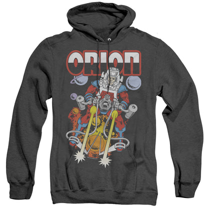 Dc Orion Mens Heather Hoodie Black Officially Licensed