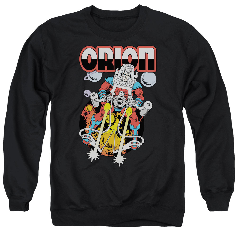DC Comics Orion Mens Crewneck Sweatshirt Black