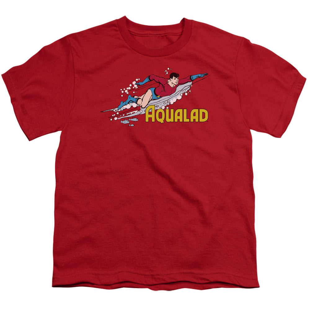 DC Comics Aqualad Kids Youth T Shirt Red