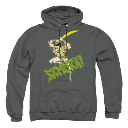 Dc Samurai Mens Hoodie Charcoal Officially Licensed