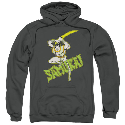 DC Comics Samurai Mens Hoodie Charcoal