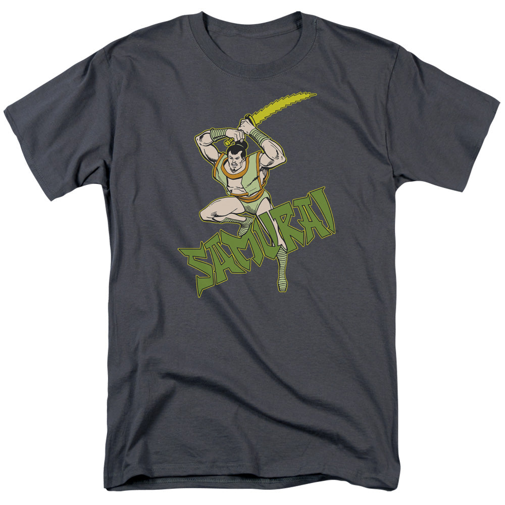DC Comics Samurai Mens T Shirt Charcoal