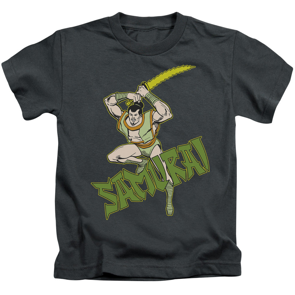 DC Comics Samurai Juvenile Kids Youth T Shirt Charcoal 