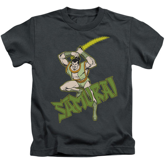 DC Comics Samurai Juvenile Kids Youth T Shirt Charcoal 