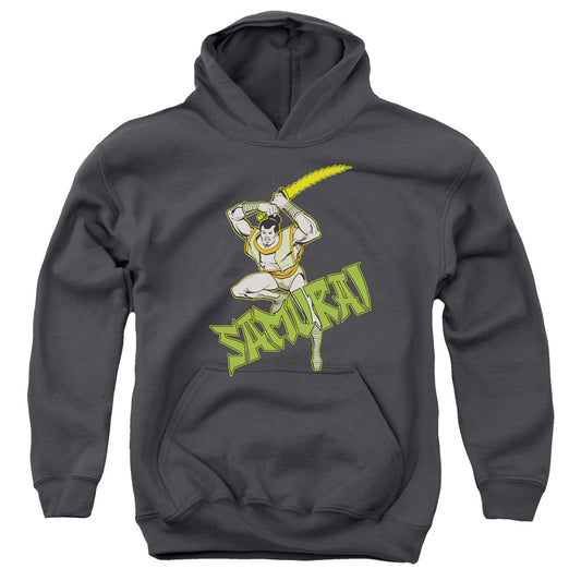 DC Comics Samurai Kids Youth Hoodie Charcoal