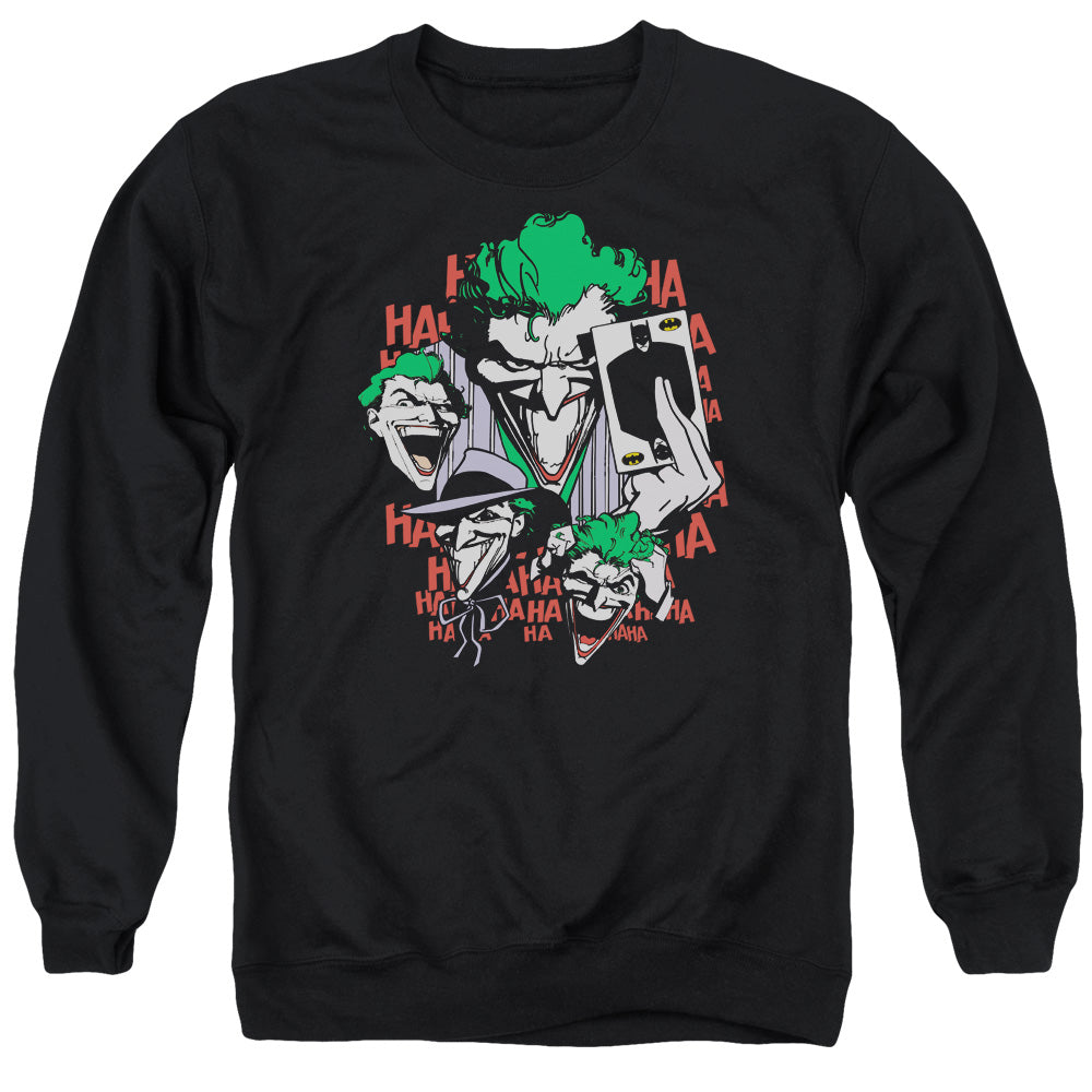 DC Comics Four of a Kind Mens Crewneck Sweatshirt Black