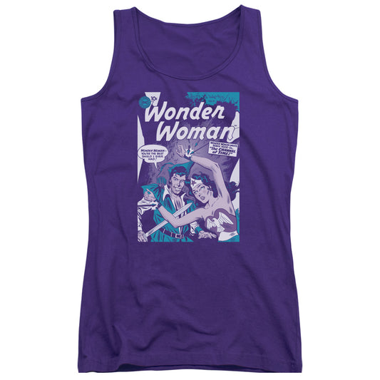 DC Comics Human Shield Womens Tank Top Shirt Purple