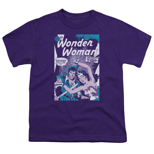 DC Comics Human Shield Kids Youth T Shirt Purple