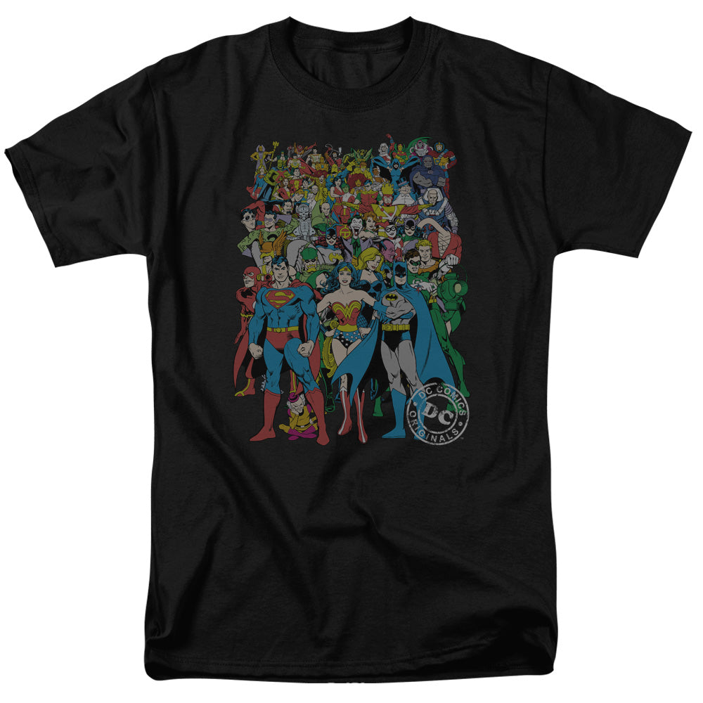DC Comics Original Universe Mens T Shirt Black
