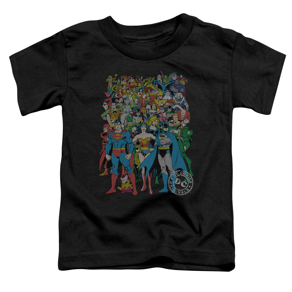 DC Comics Original Universe Toddler Kids Youth T Shirt Black