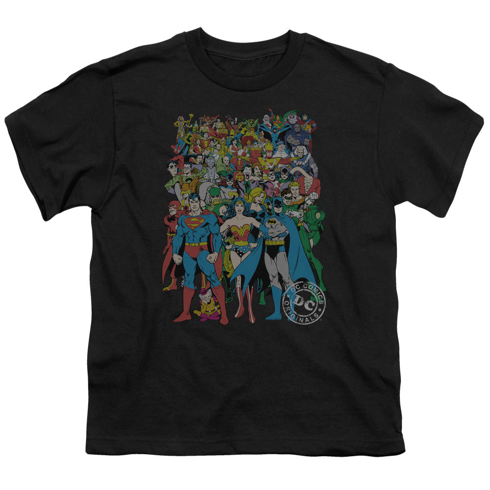 DC Comics Original Universe Kids Youth T Shirt Black