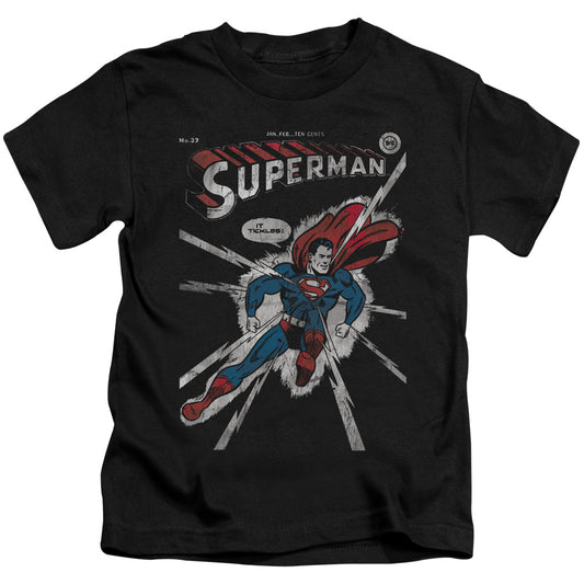 DC Comics Cover Me Juvenile Kids Youth T Shirt Black 