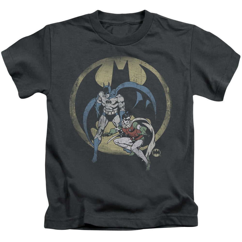 DC Comics Team Juvenile Kids Youth T Shirt Charcoal 