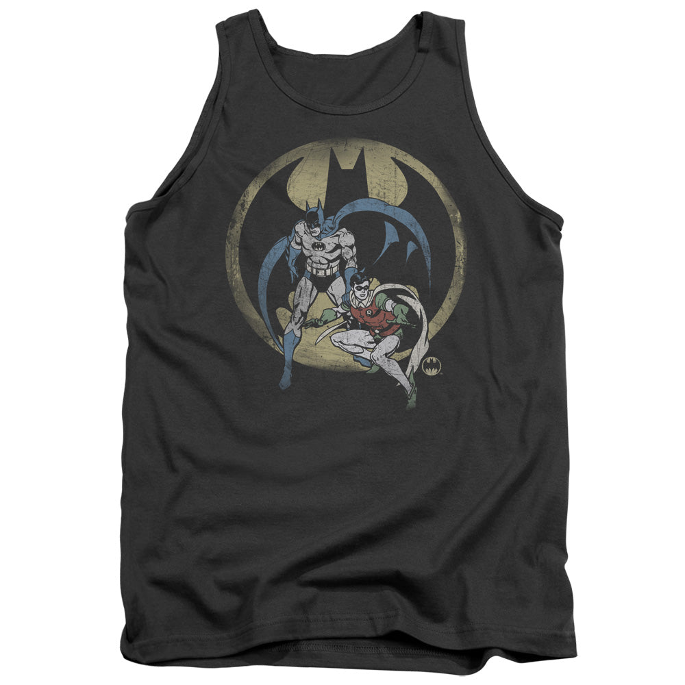 DC Comics Team Mens Tank Top Shirt Charcoal