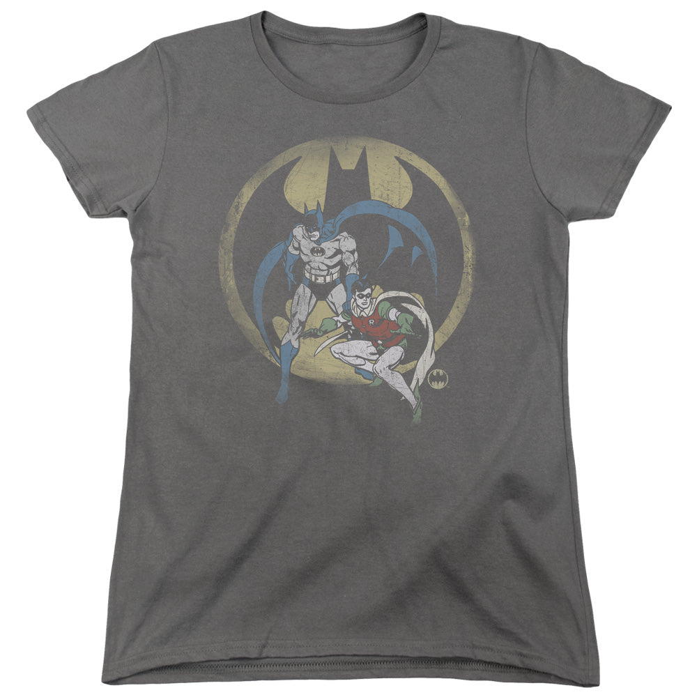DC Comics Team Womens T Shirt Charcoal
