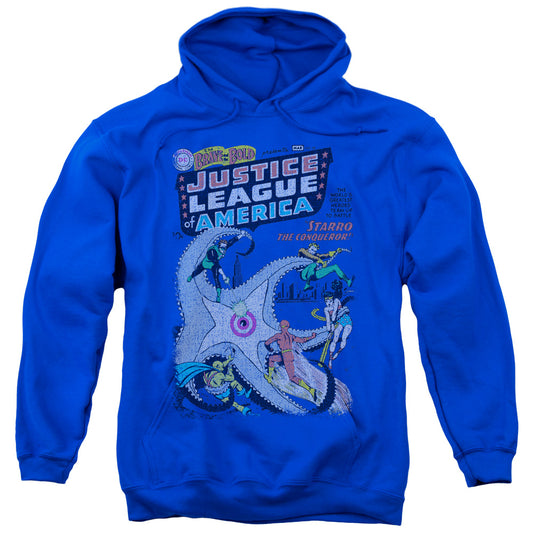 DC Comics No 28 Mens Hoodie Royal Blue