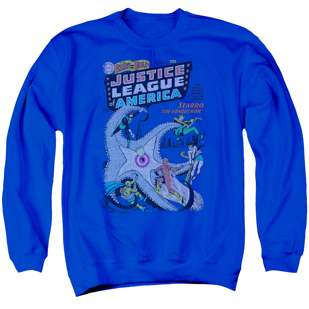 DC Comics No 28 Mens Crewneck Sweatshirt Royal Blue