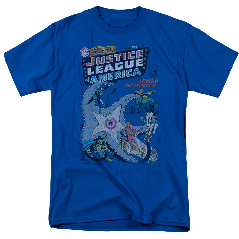 DC Comics No 28 Mens T Shirt Royal Blue