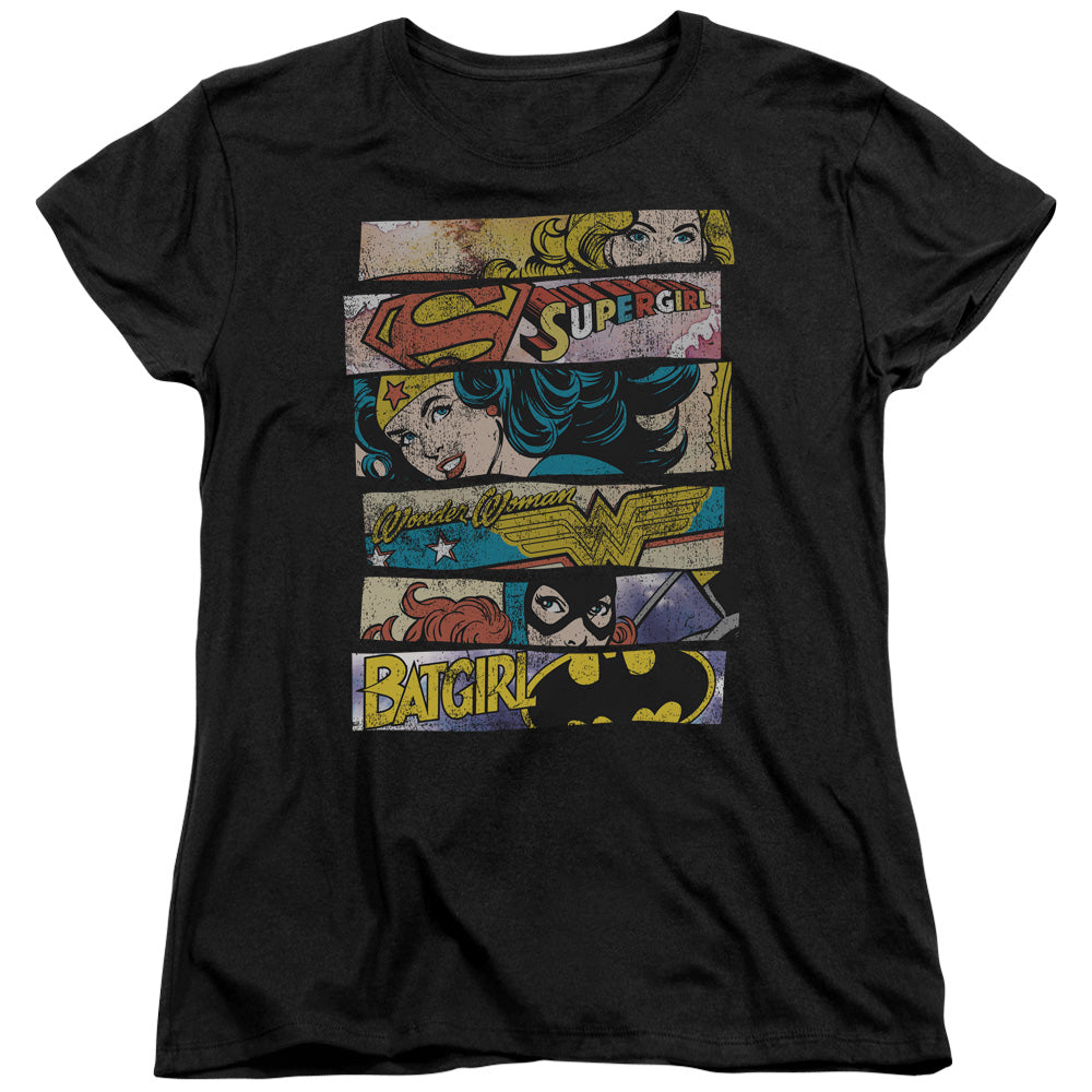 DC Comics Three of a Kind Womens T Shirt Black