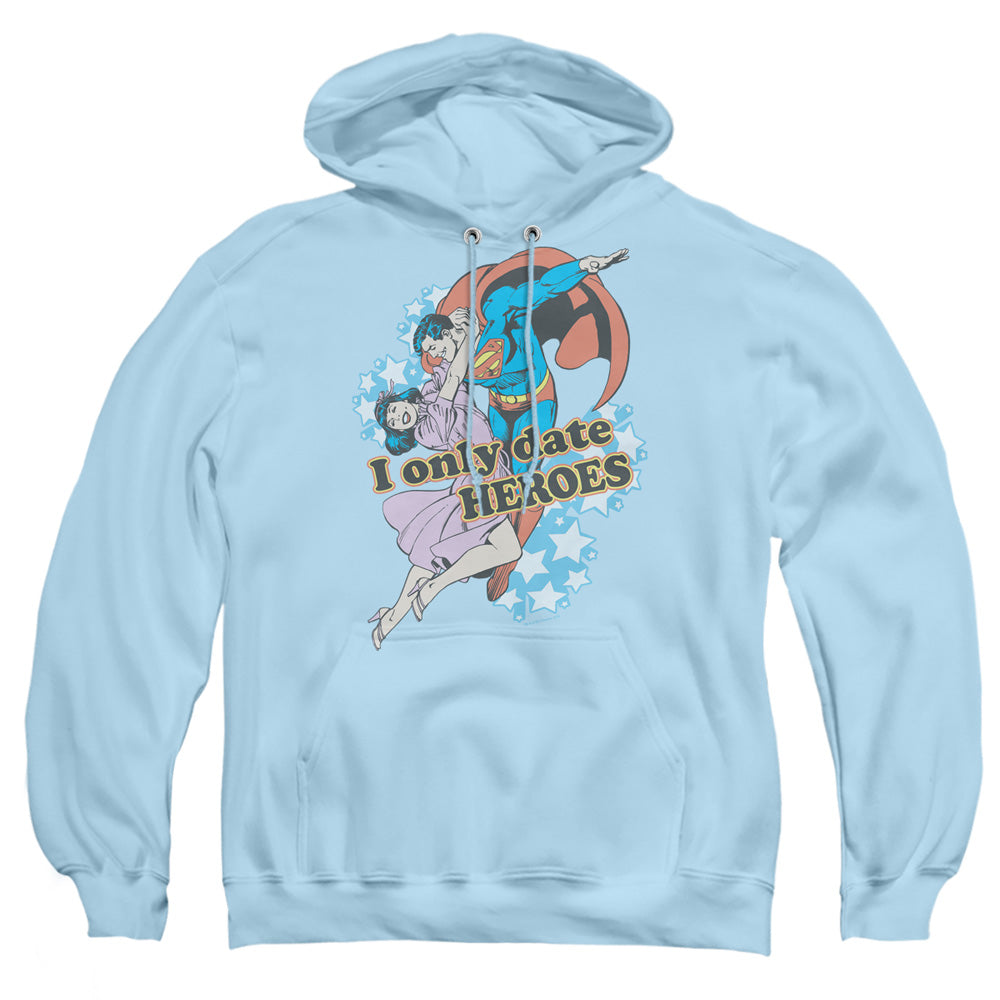 Dc Fickle Mens Hoodie Light Blue Officially Licensed