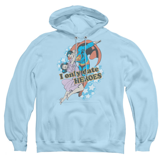 Dc Fickle Mens Hoodie Light Blue Officially Licensed