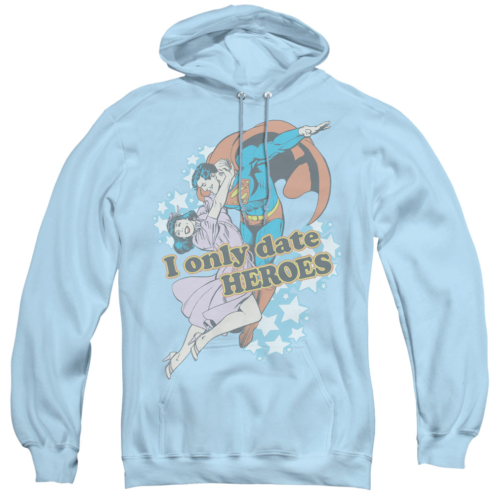 DC Comics Fickle Mens Hoodie Light Blue