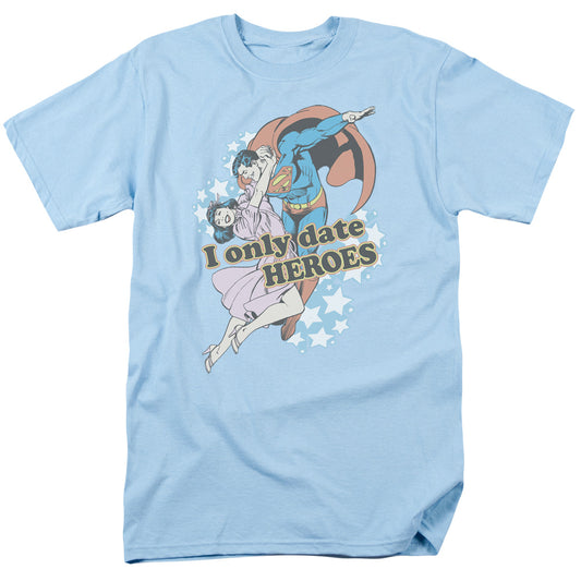 DC Comics Fickle Mens T Shirt Light Blue