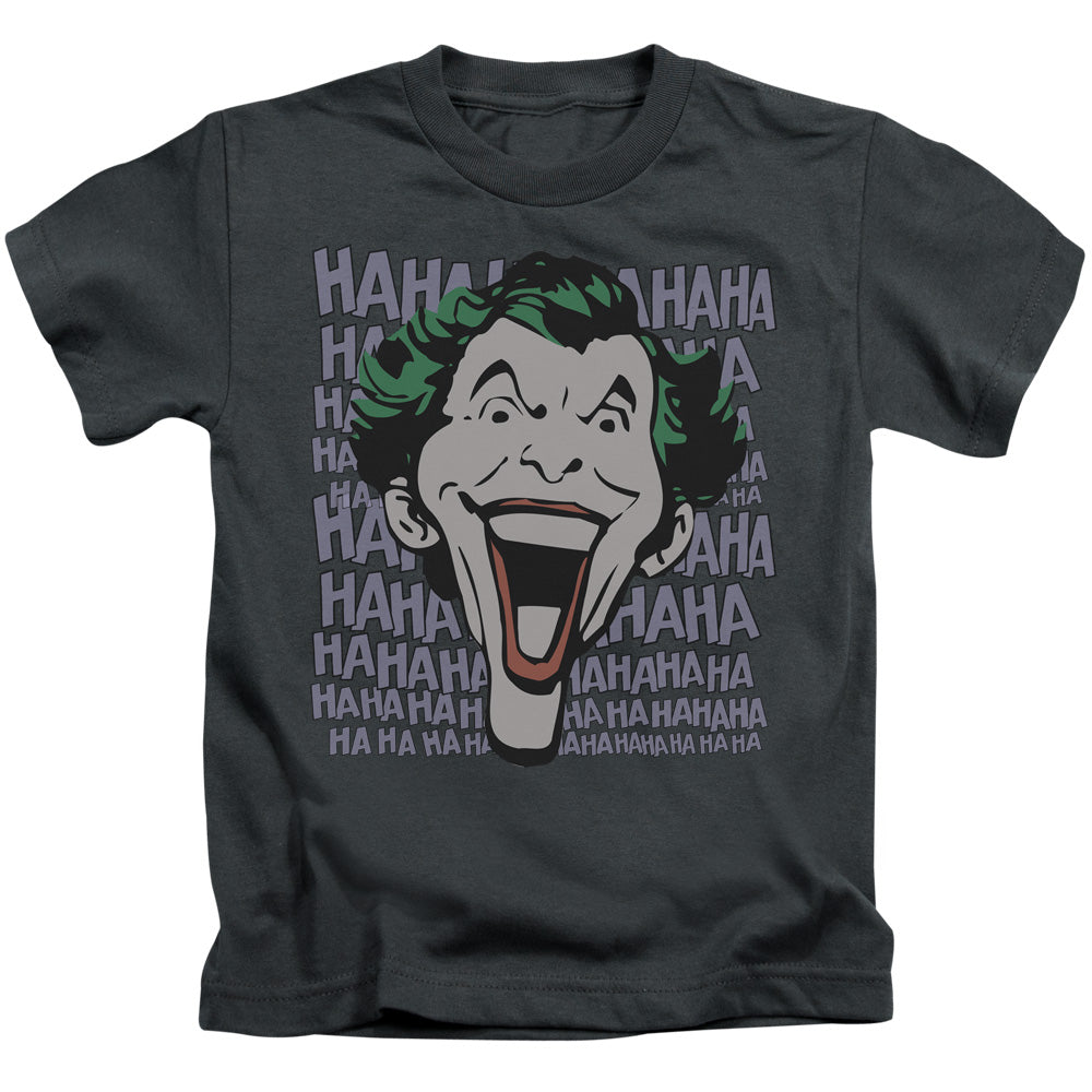 DC Comics Dastardly Merriment Juvenile Kids Youth T Shirt Charcoal 