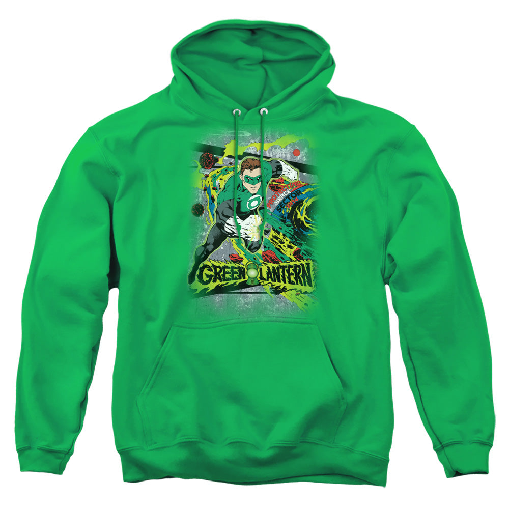 Dc Space Sector 2814 Mens Hoodie Kelly Green Officially Licensed