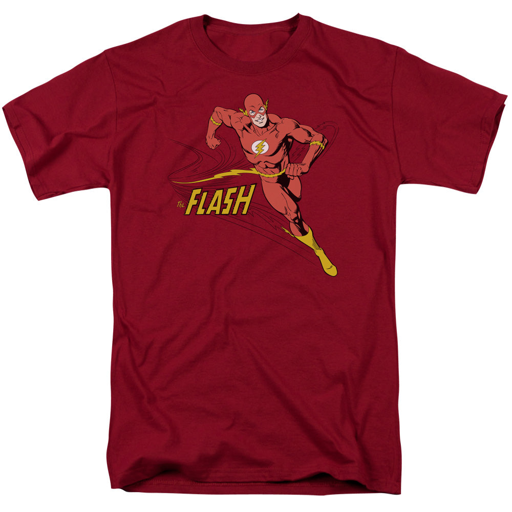 DC Comics Flash Jetstream Mens T Shirt Cardinal