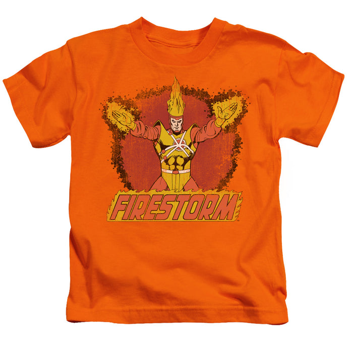 DC Comics Ring of Firestorm Juvenile Kids Youth T Shirt Orange 