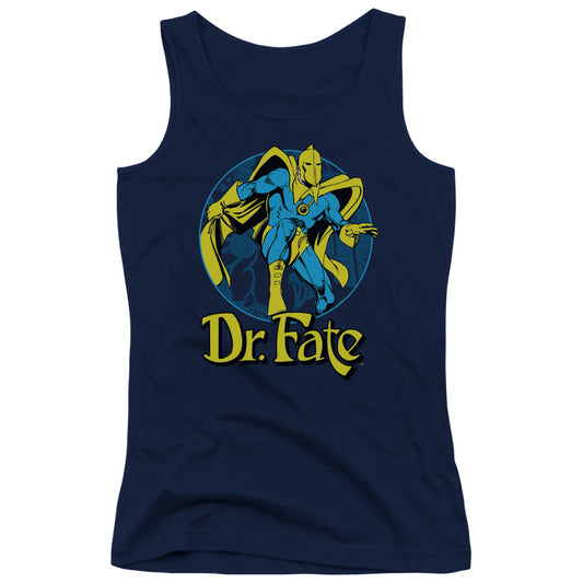 DC Comics Dr Fate Ankh Womens Tank Top Shirt Navy Blue