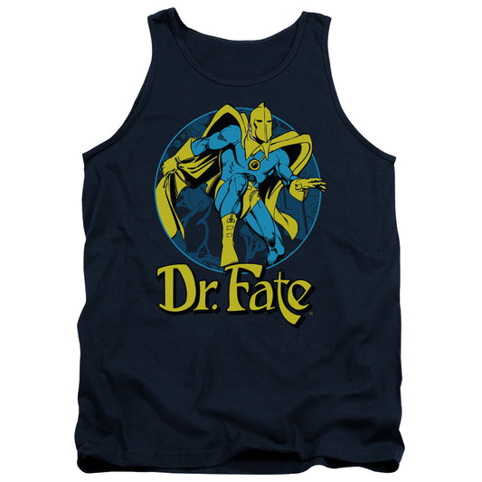 DC Comics Dr Fate Ankh Mens Tank Top Shirt Navy Blue