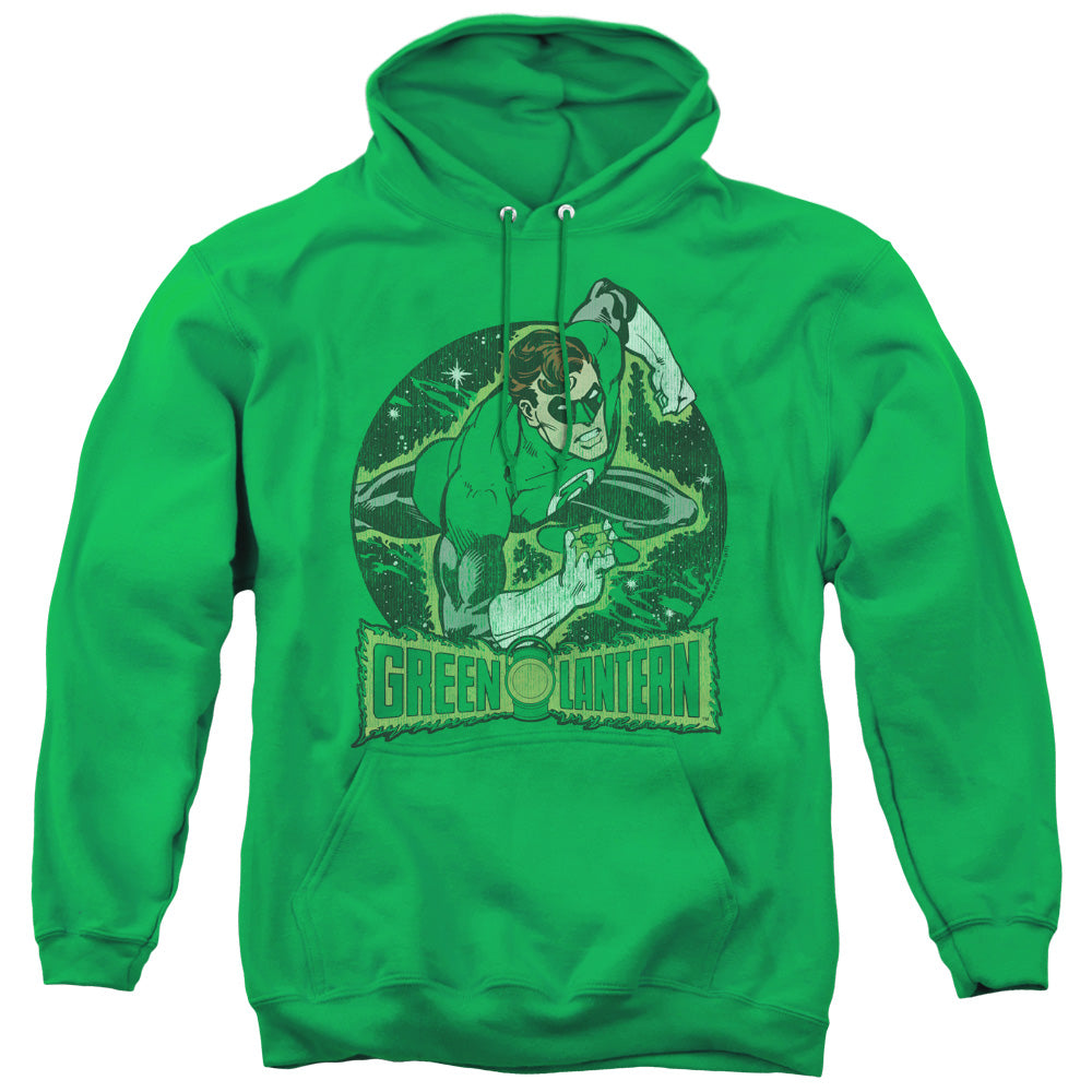 DC Comics in the Spotlight Mens Hoodie Kelly Green