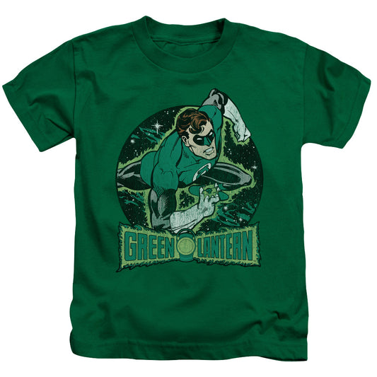 DC Comics in the Spotlight Juvenile Kids Youth T Shirt Kelly Green 