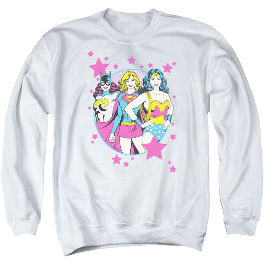 DC Comics We Are Superior Mens Crewneck Sweatshirt White