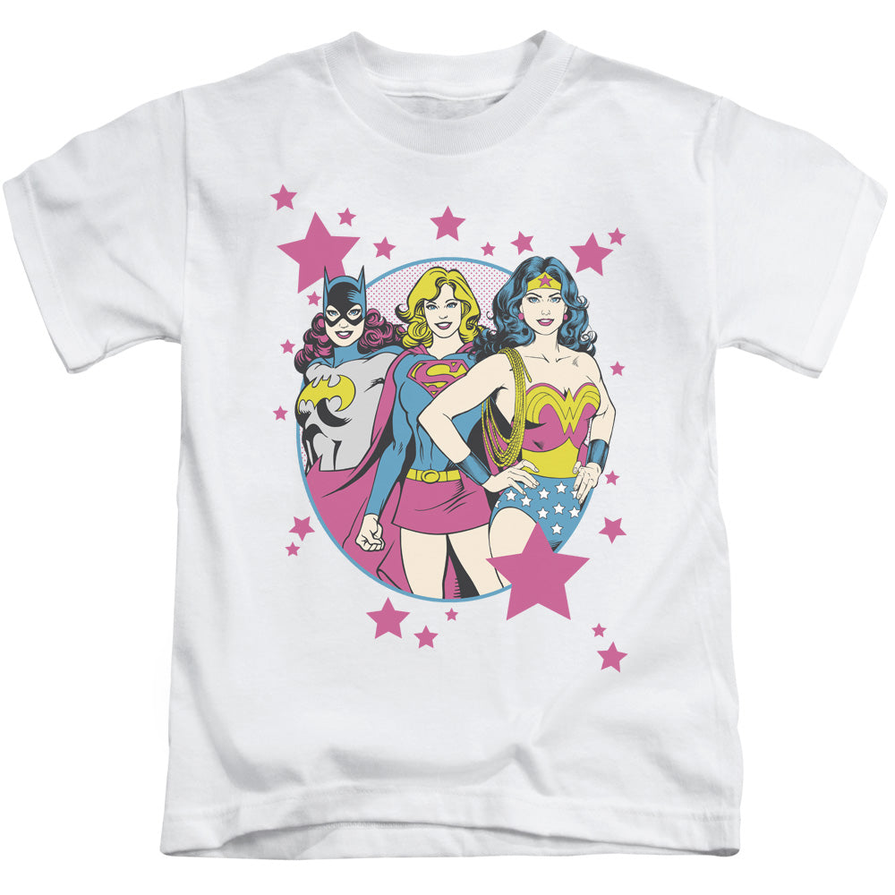 DC Comics We Are Superior Juvenile Kids Youth T Shirt White 