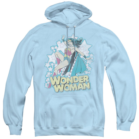 DC Comics Im Wonder Woman Mens Hoodie Light Blue