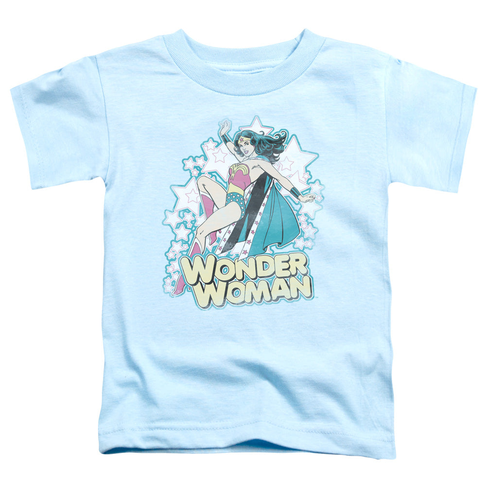 DC Comics Im Wonder Woman Toddler Kids Youth T Shirt Light Blue